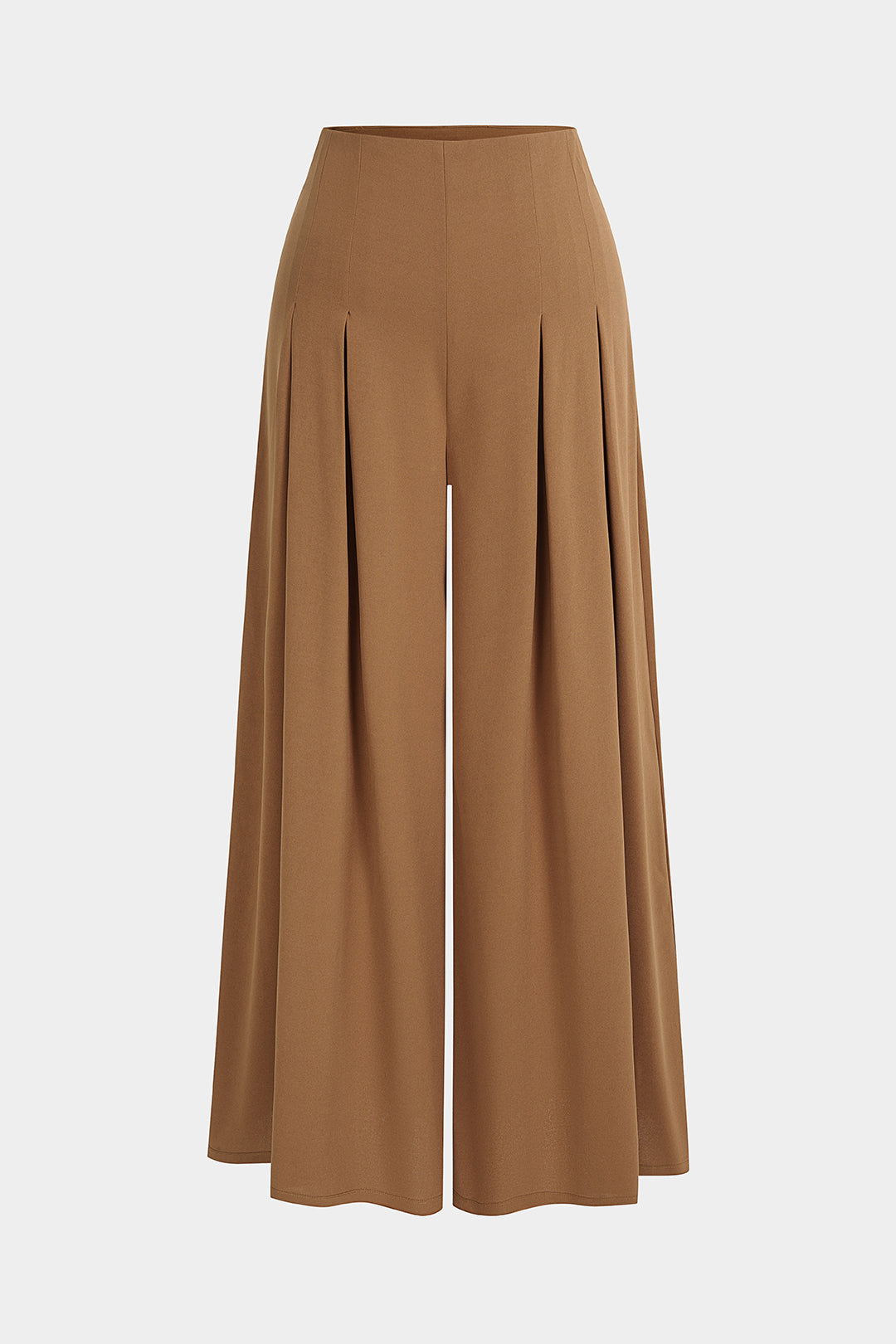 Ruched High Waist Wide Leg Pants