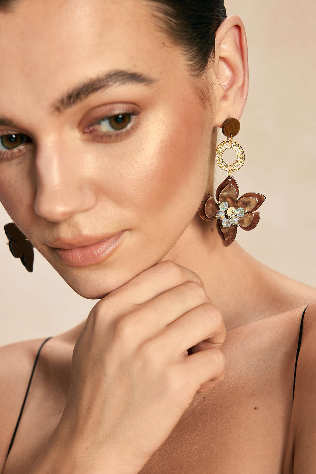 3D Flower Earrings