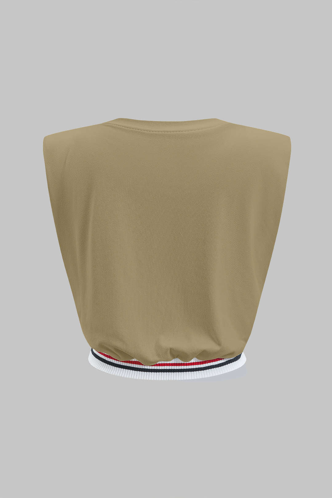 T-shirt ample sans manches imprimé numérique motif lettre de voiture