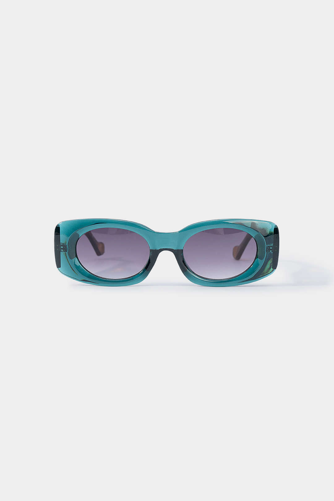 Quadratische Sonnenbrille mit Farbverlauf