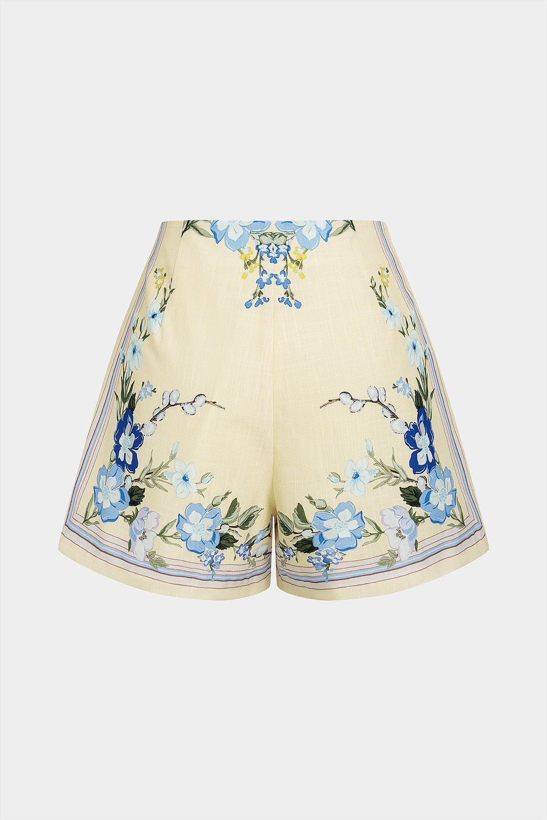 Floral Print High Waist Shorts