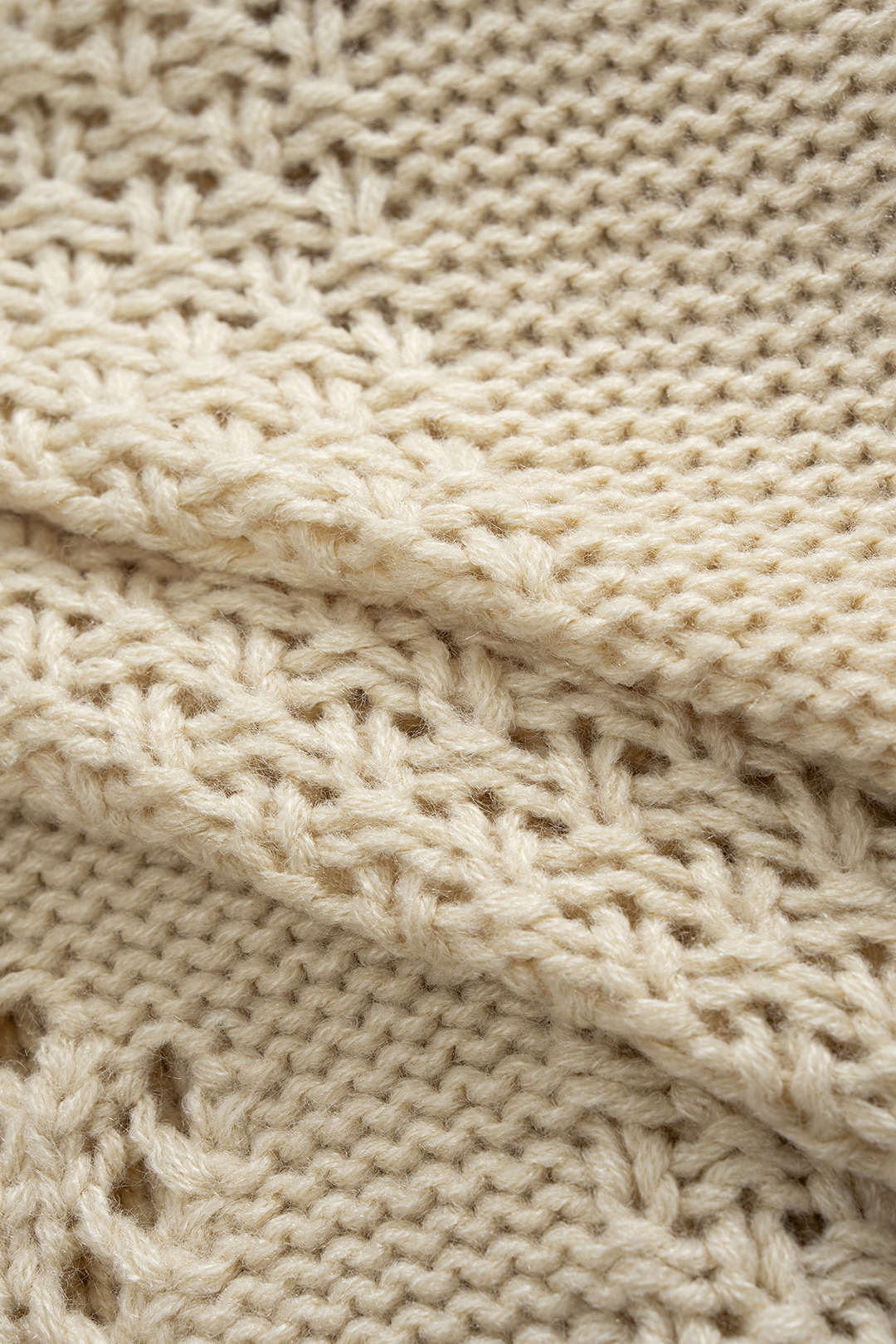 Knit Button Cut Out Cardigan