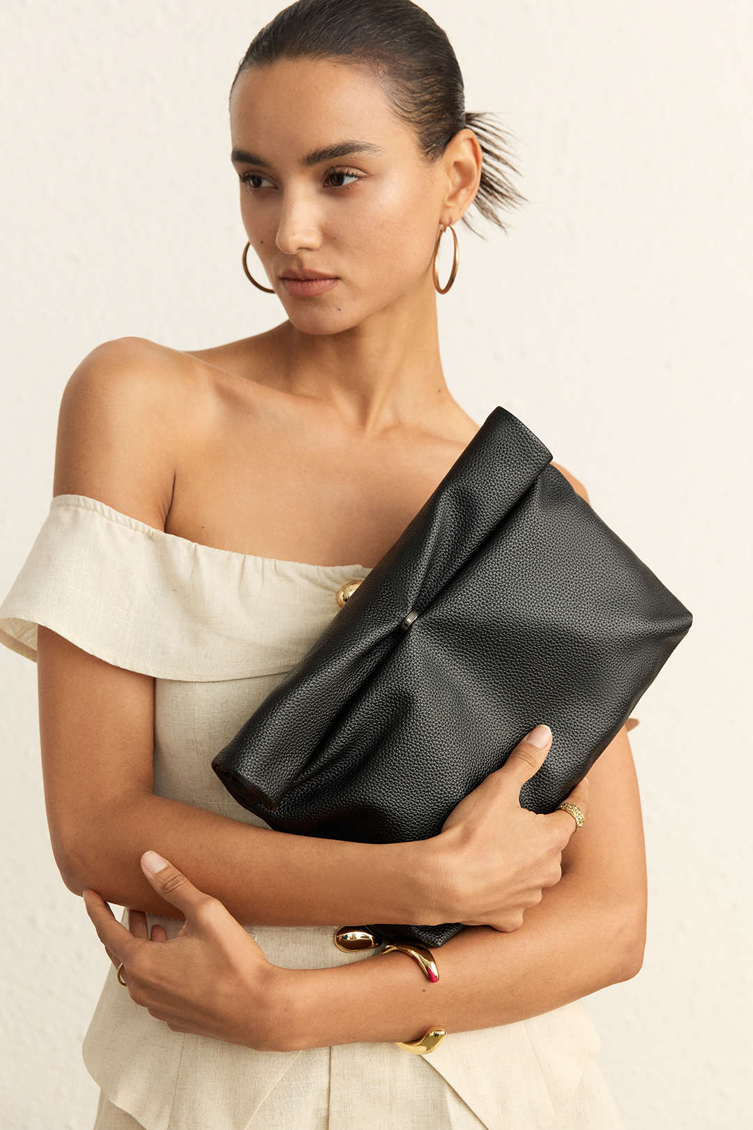 Pochette en similicuir