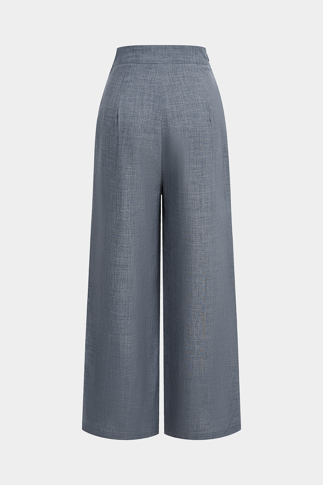 Hose mit hohem Bund, geradem Bein und Metallic-Dekor