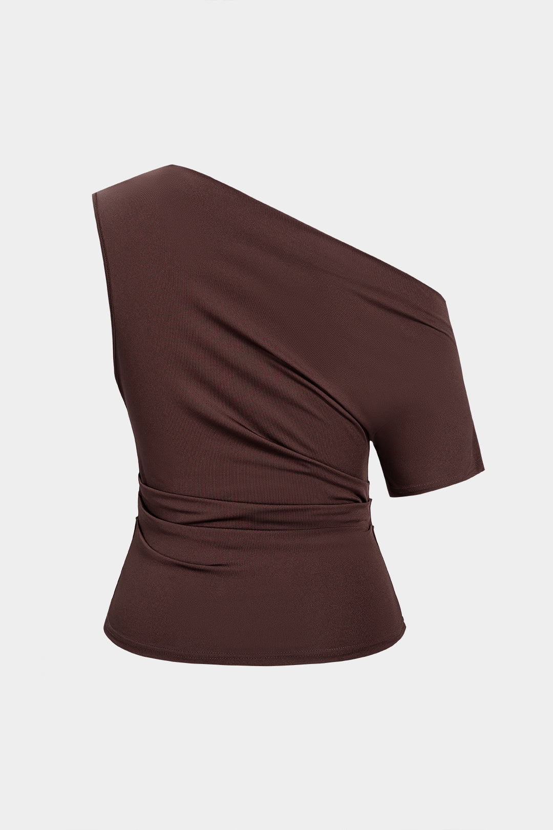 Asymmetrical One Shoulder Sleeveless T-shirt