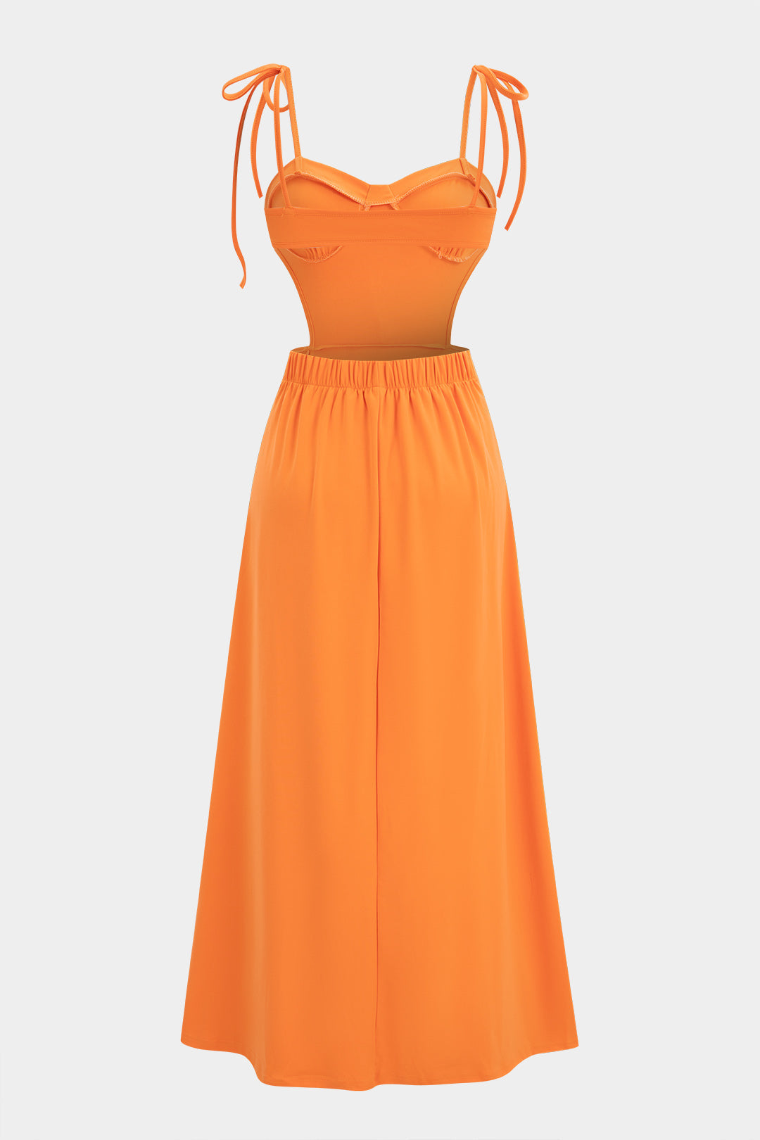 Maxikleid zum Binden, rückenfrei und ärmellos