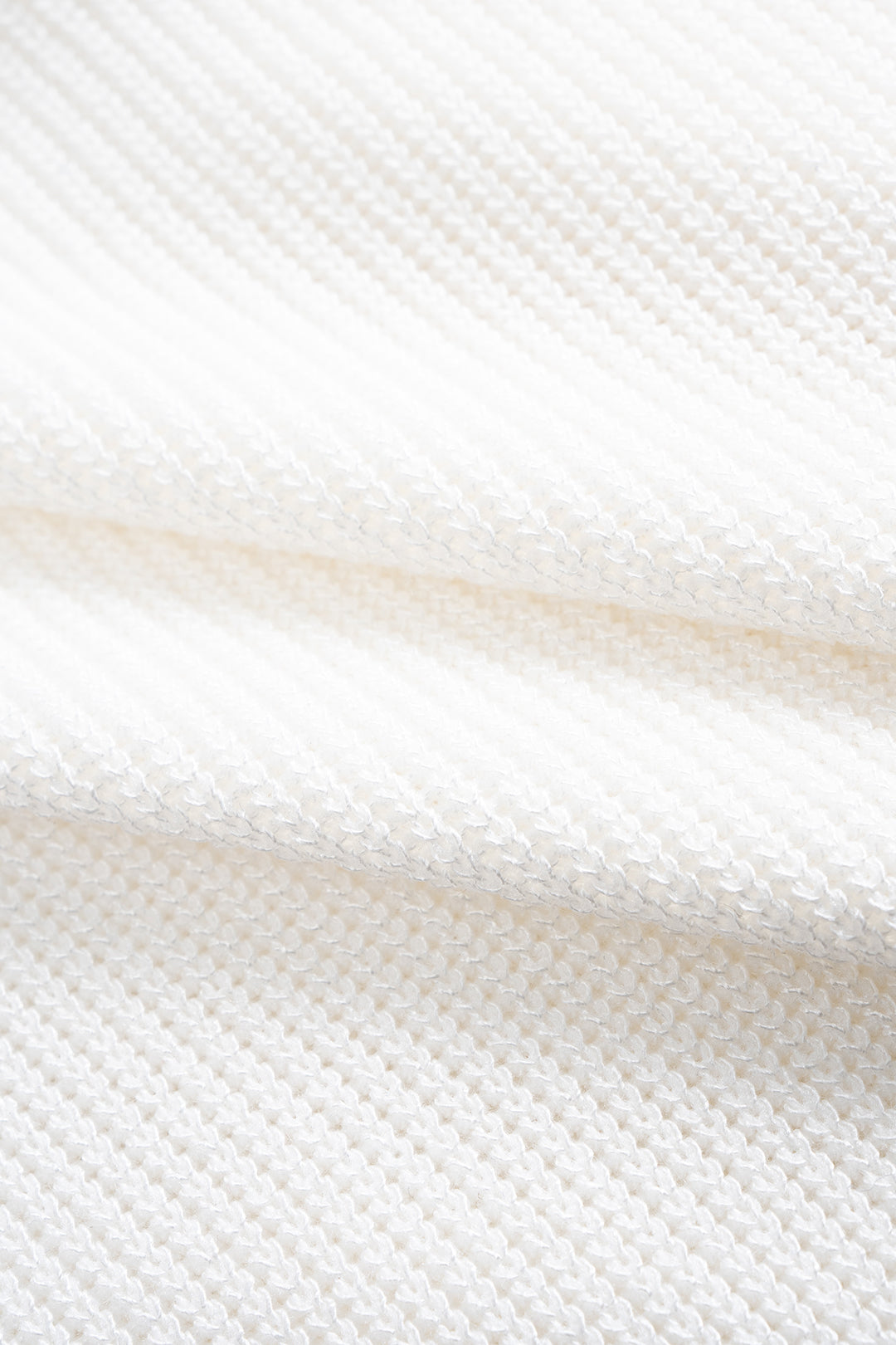 Knit Crossed V-Neck Short-Sleeve Top