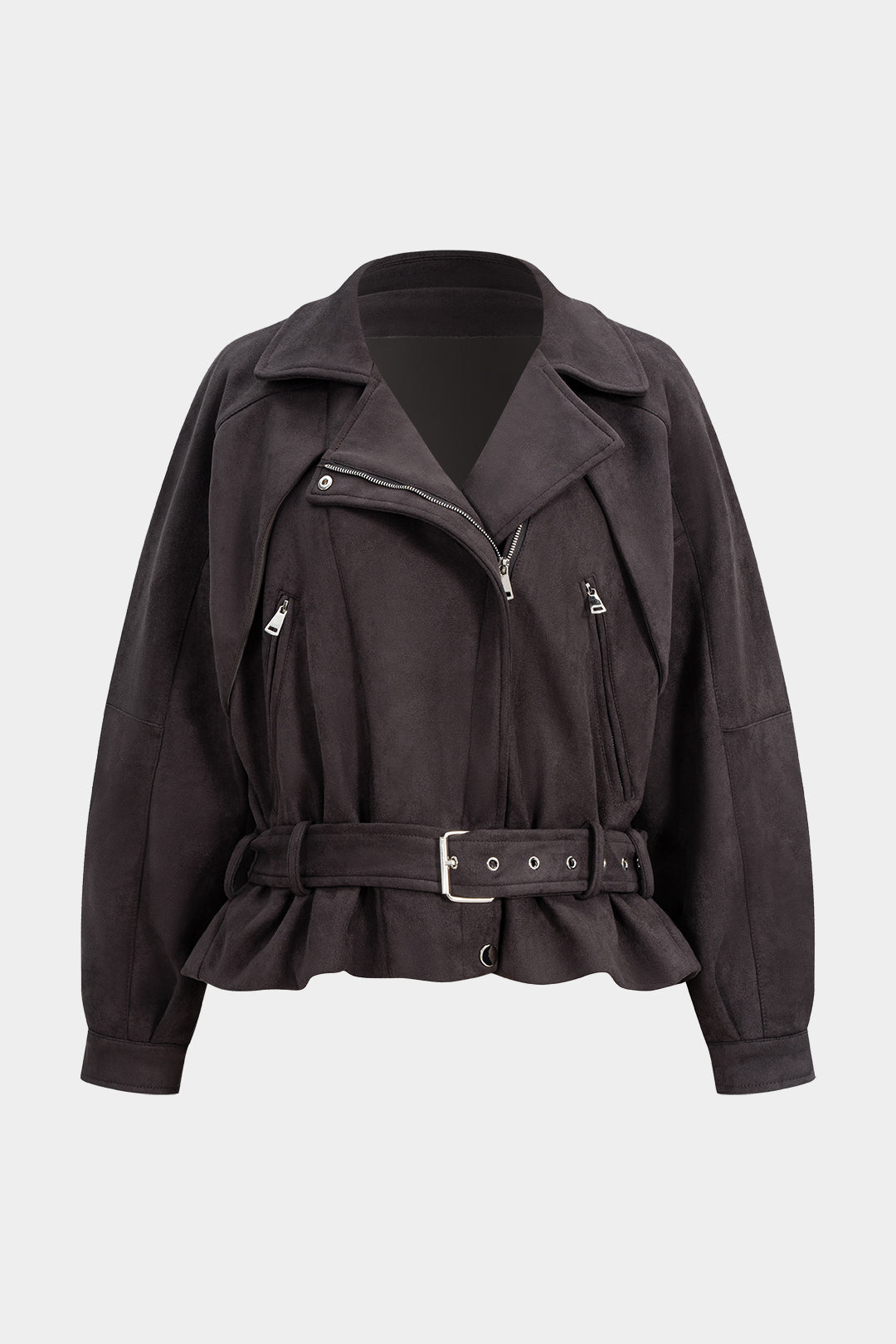 Suede Belted Jacket