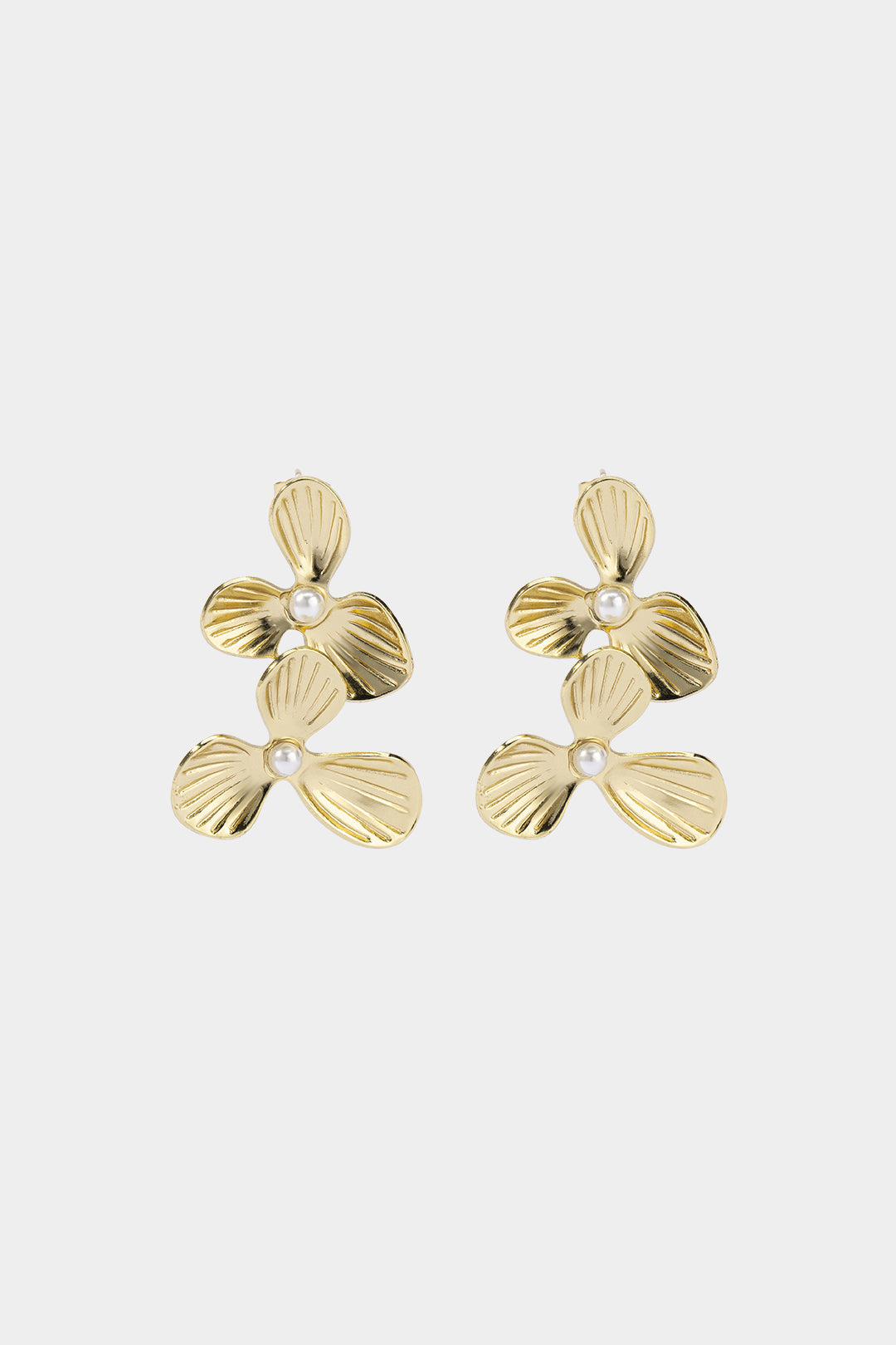 Flower Pearl Earrings
