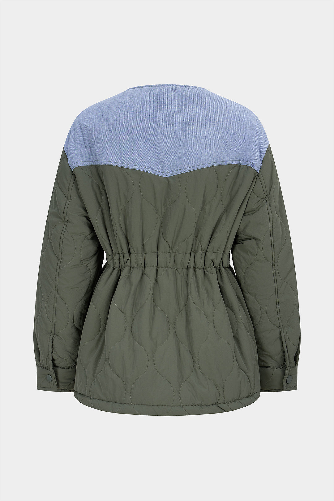 Gesteppter Patchwork-Puffer