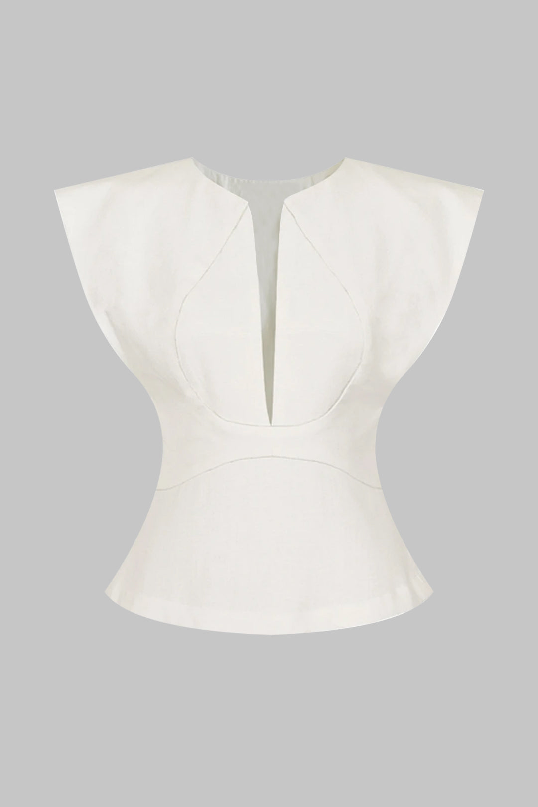 Chemise unie à manches courtes