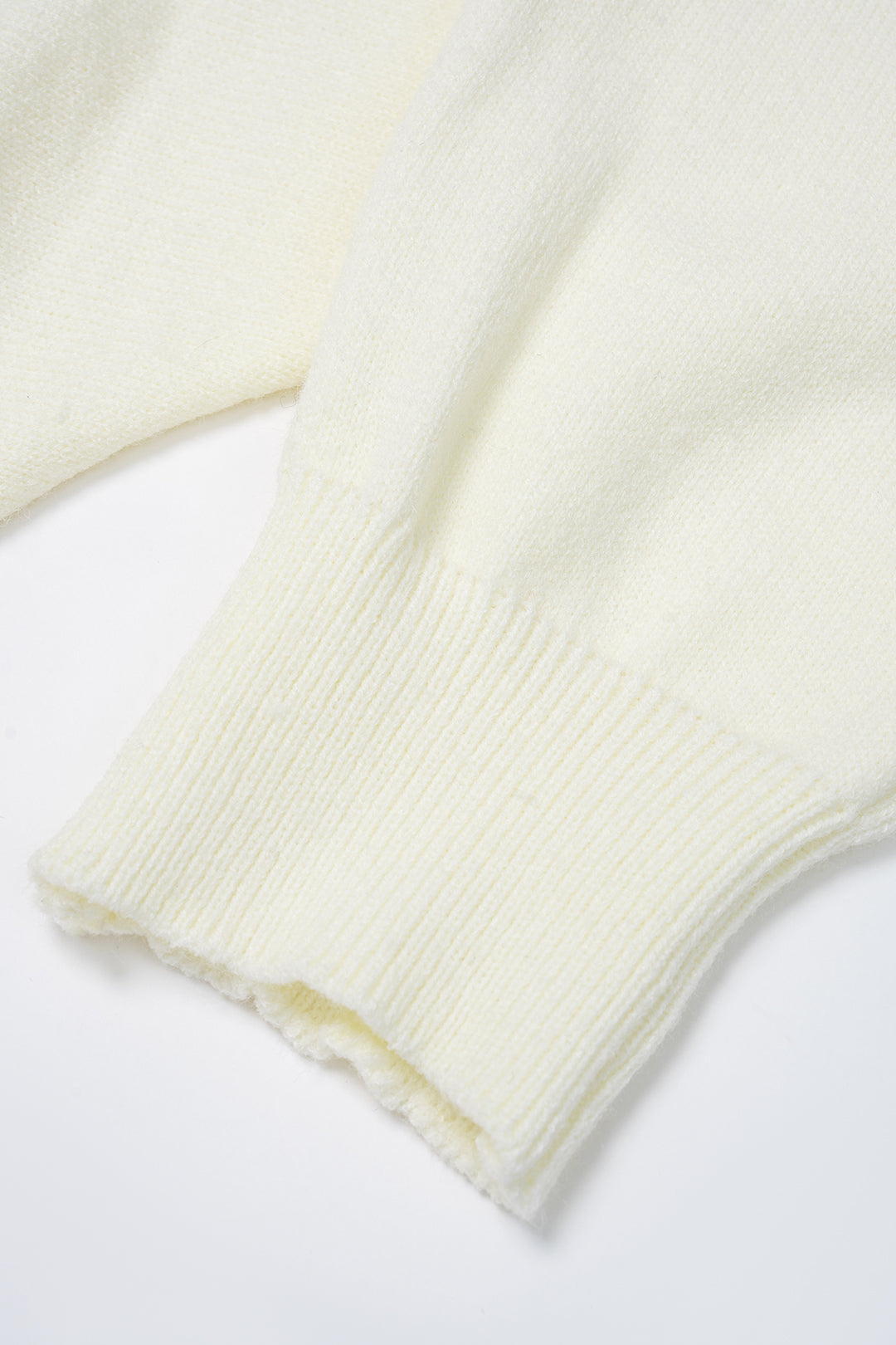 Knit One Shoulder Tie-Back Batwing Long-Sleeve Top