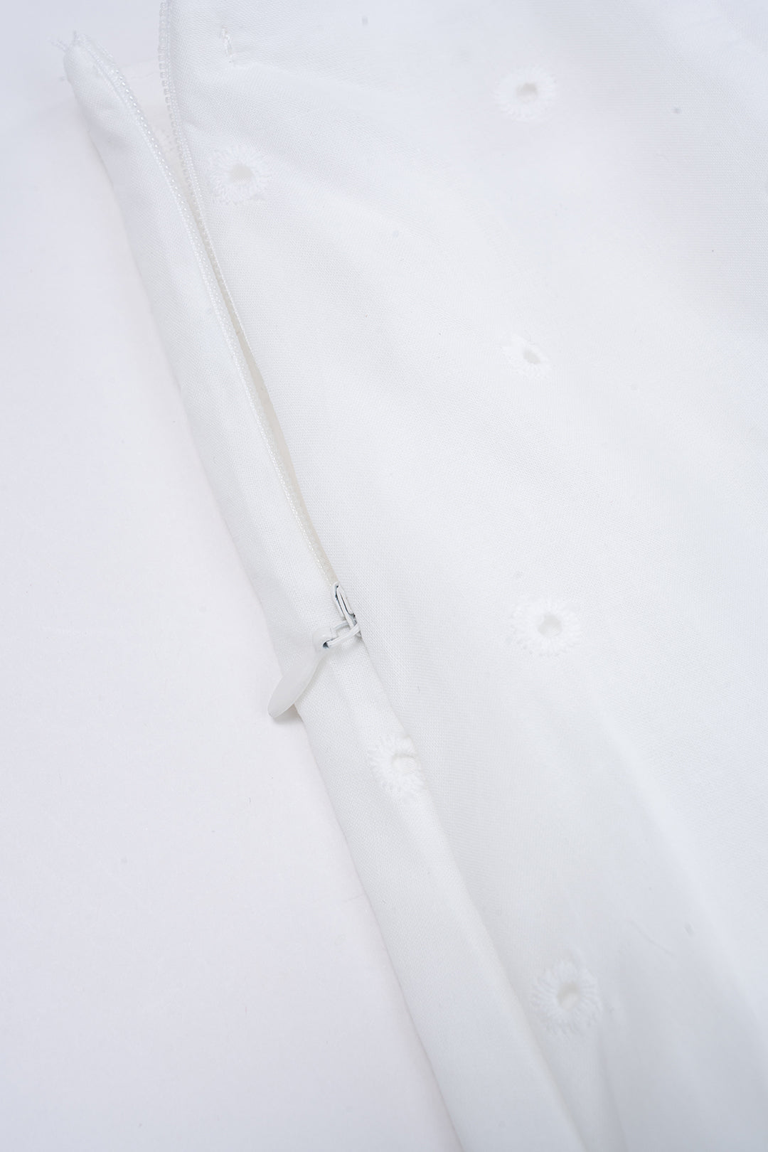 Solid Embroidery Skort