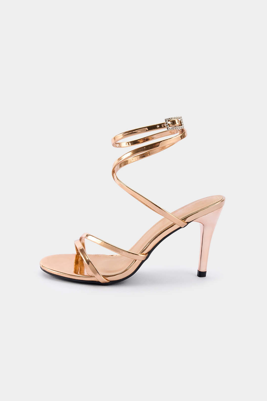 Strappy Pointed Slim Heels