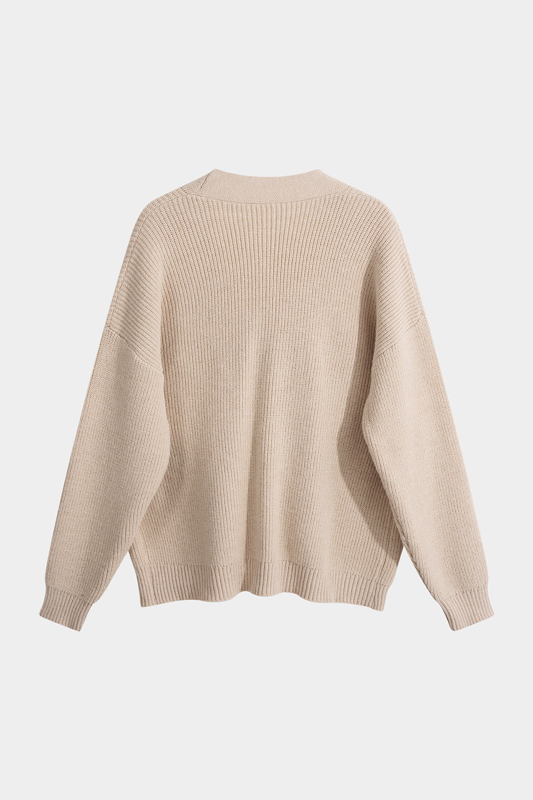 Cardigan zippé en maille patchwork