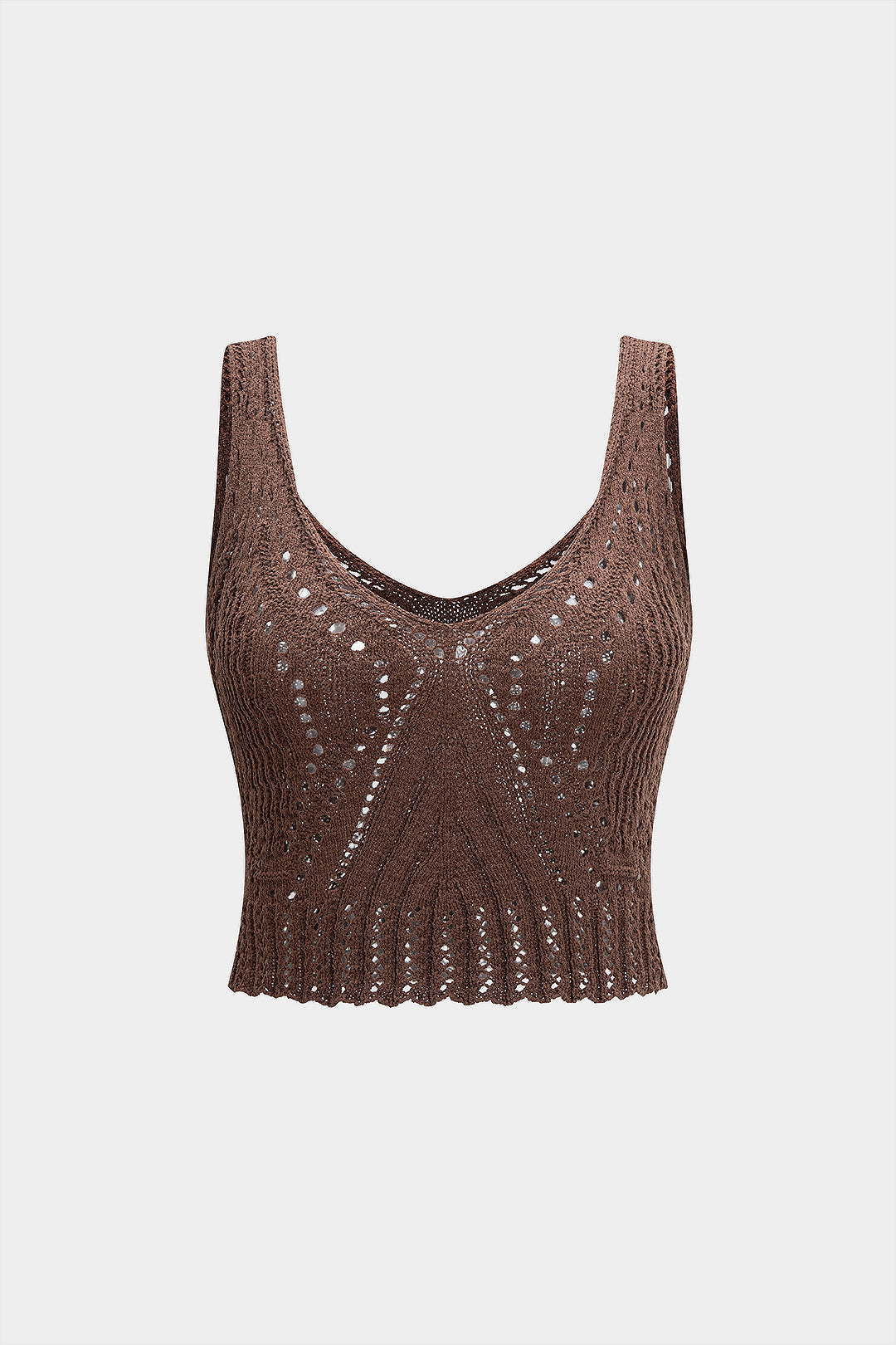 Knit Hollow Out Tank Top