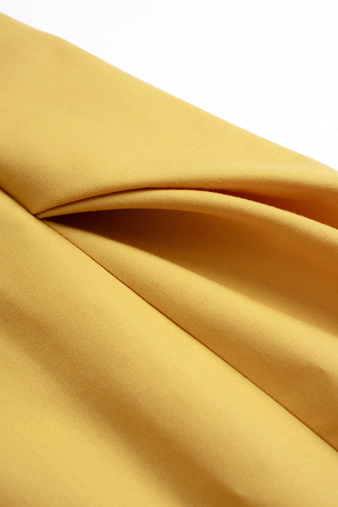 Einfarbige geraffte Barrel Pants