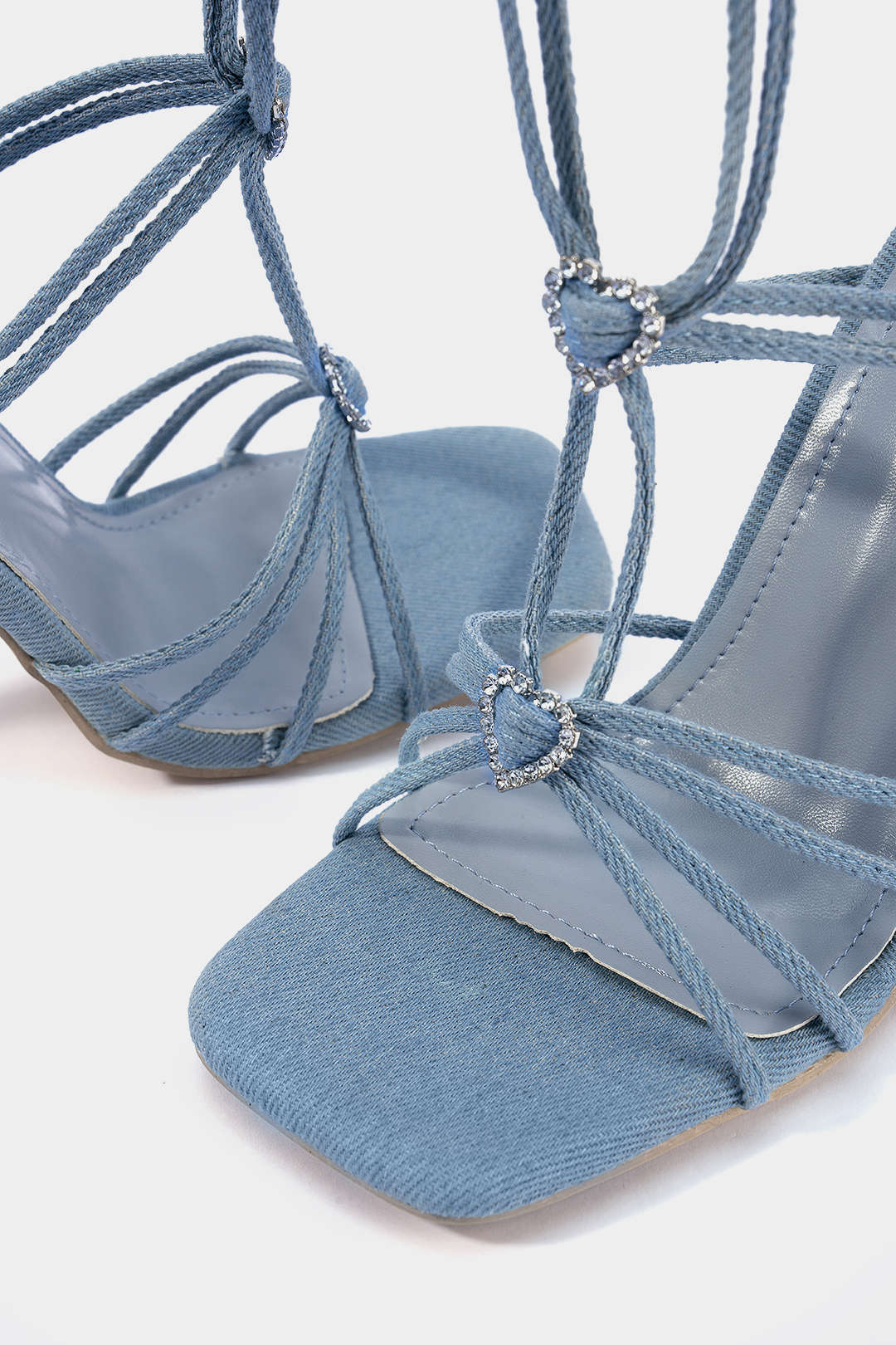 Rhinestone Strappy Sandals
