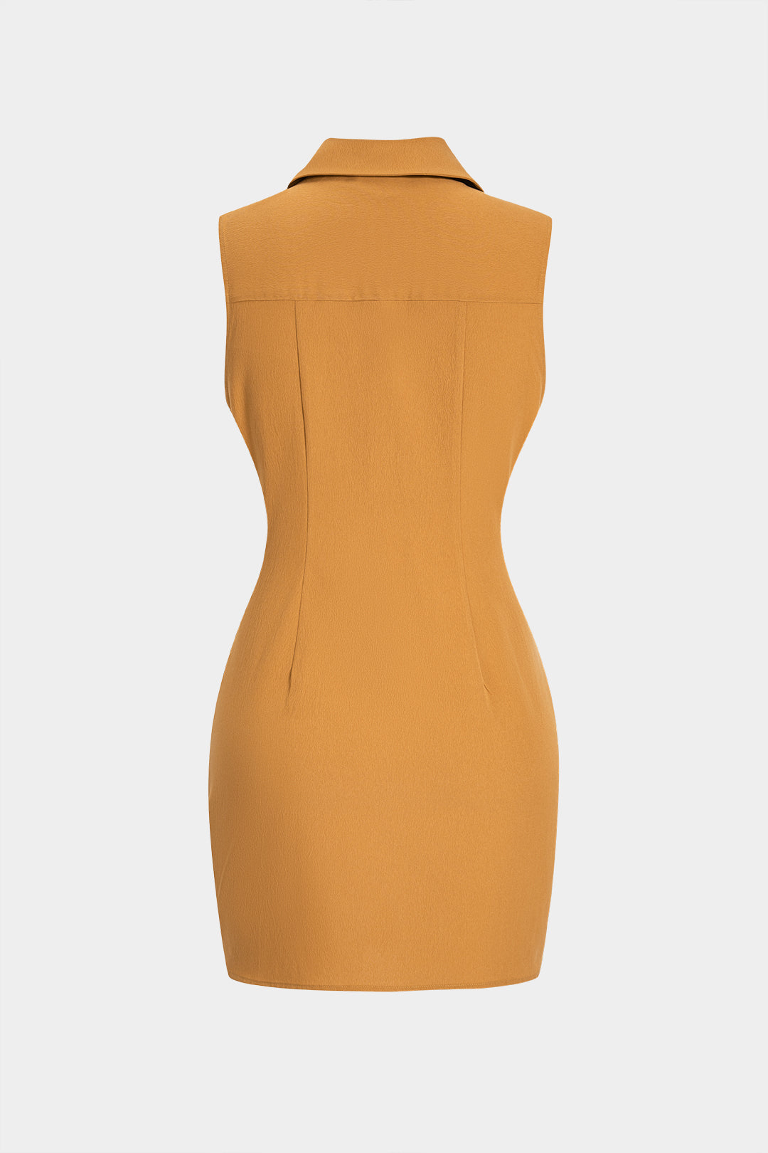 V-Ausschnitt, gerafftes, kurzärmeliges Minikleid