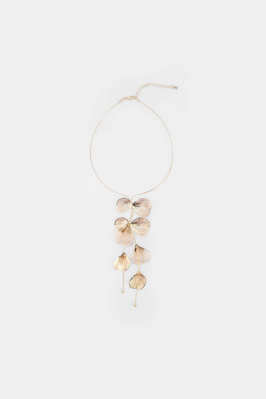Legierung Ginkgo-Blatt-Halskette