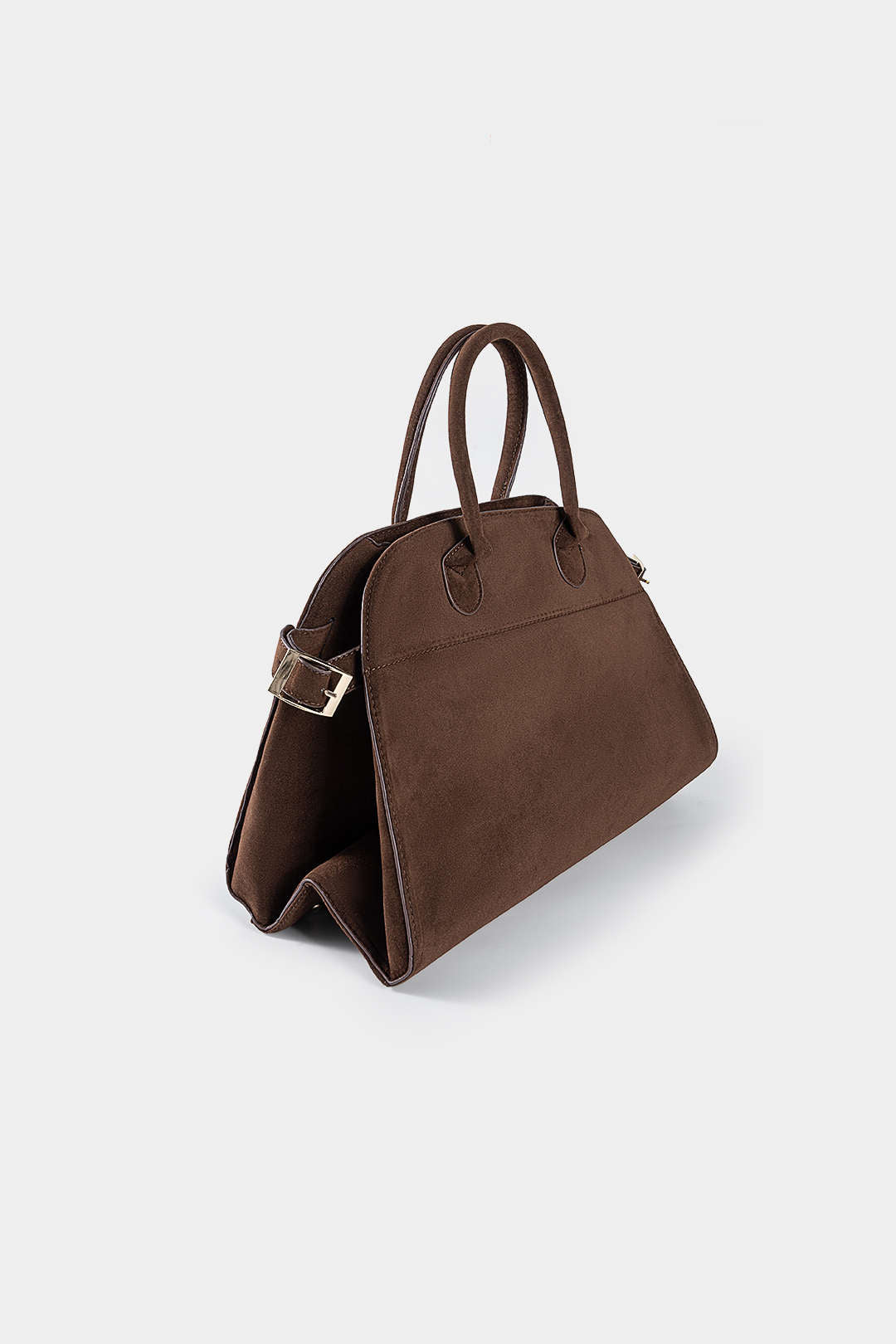 Faux Suede Tote Bag