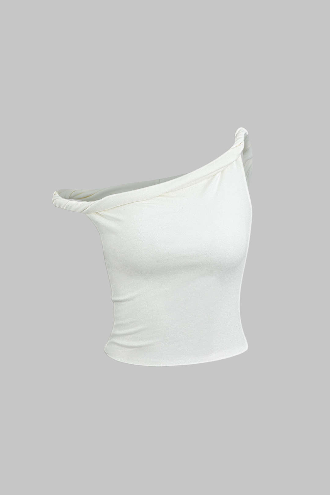 Haut sans manches asymétrique torsadé basique