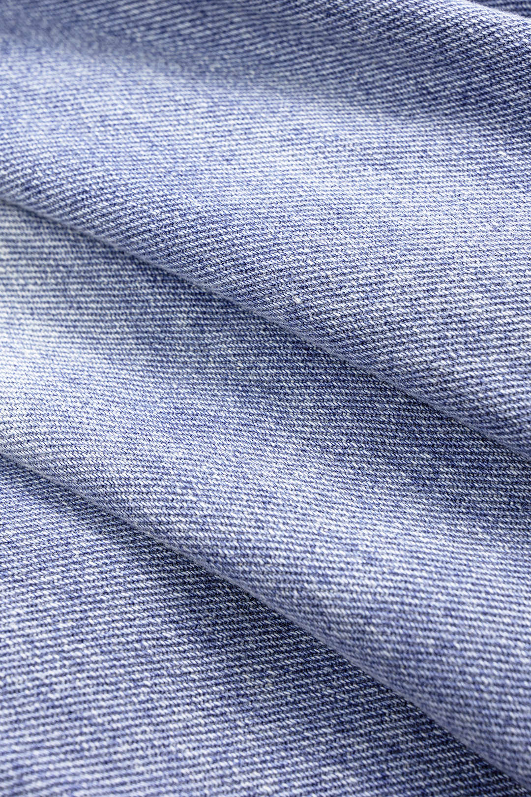 Jean en denim à taille froncée et cordon de serrage