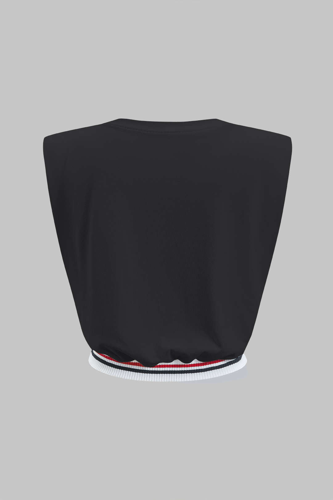 T-shirt ample sans manches imprimé numérique motif lettre de voiture
