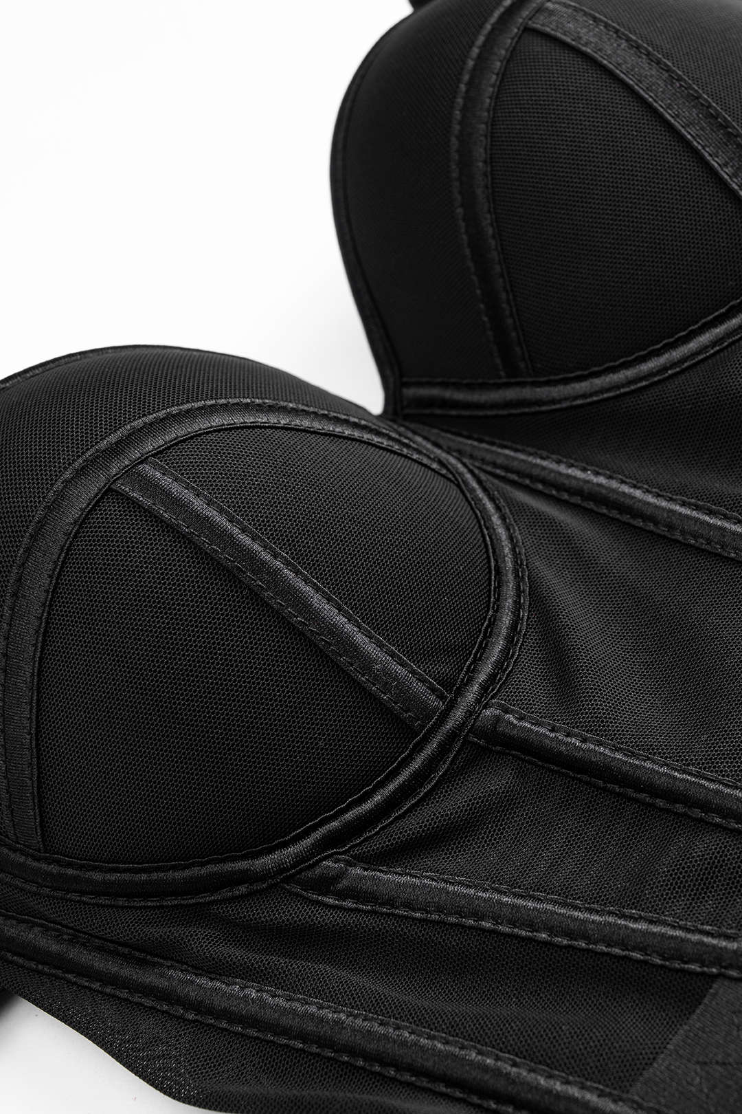 Mesh-Bustier-Korsett-Cami-Top