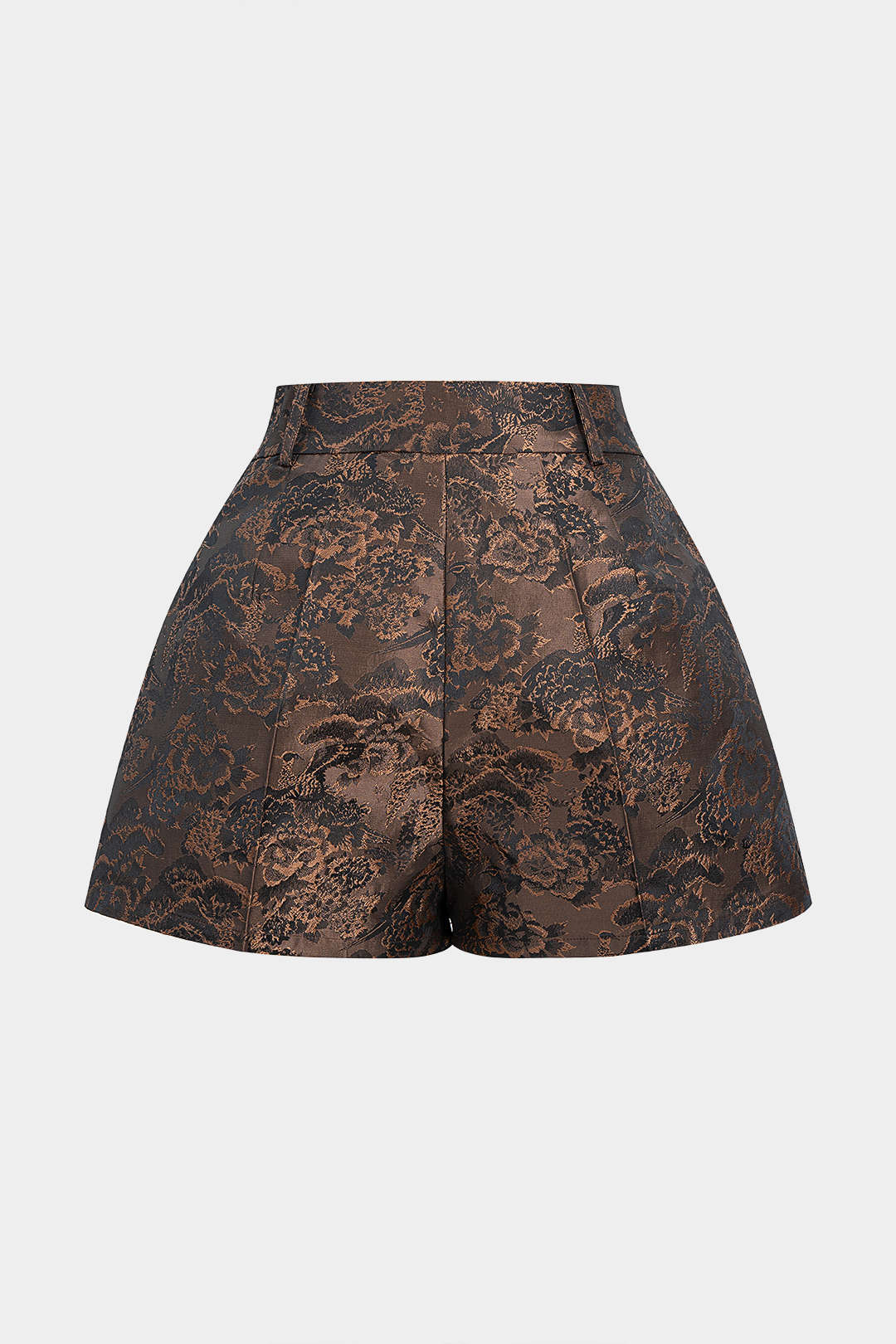 Jacquard-Shorts mit weitem Bein