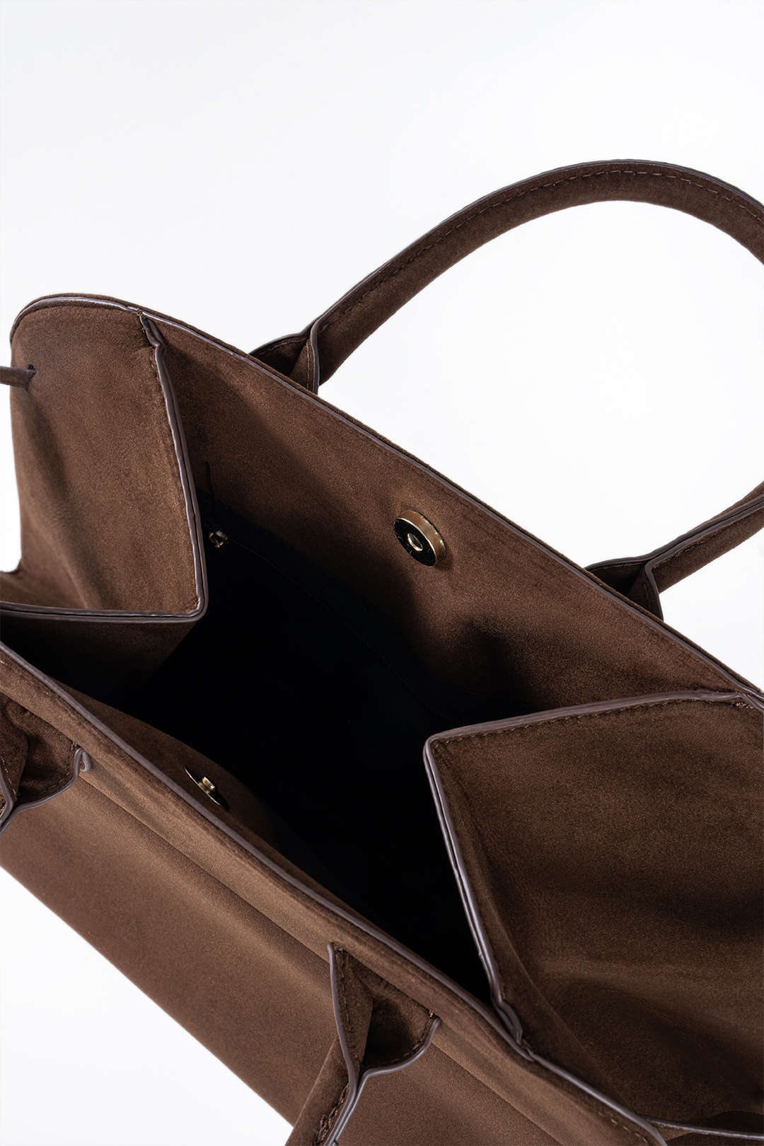 Faux Suede Tote Bag