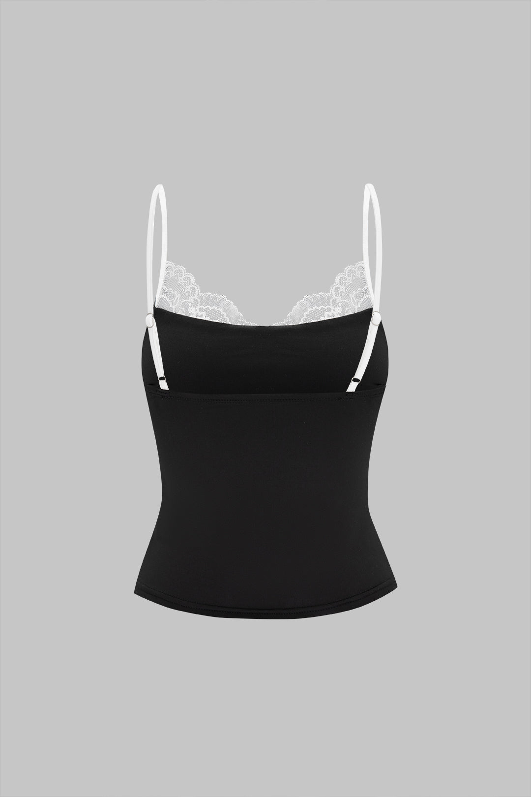 Cami-Top mit Spitzen-Patchwork