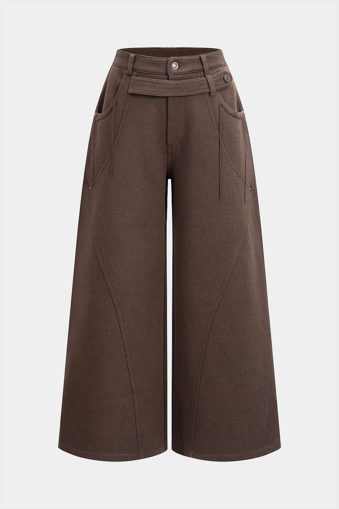 Solide weite Hosen mit Taschen