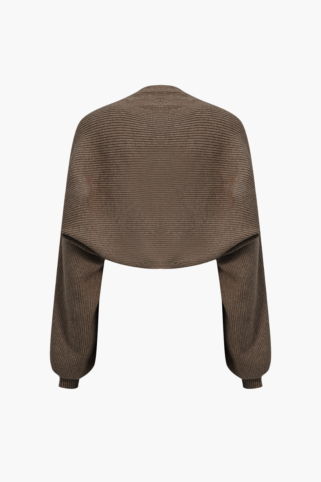 Ribbed Knit Strapless Midi Dress And Bolero Set