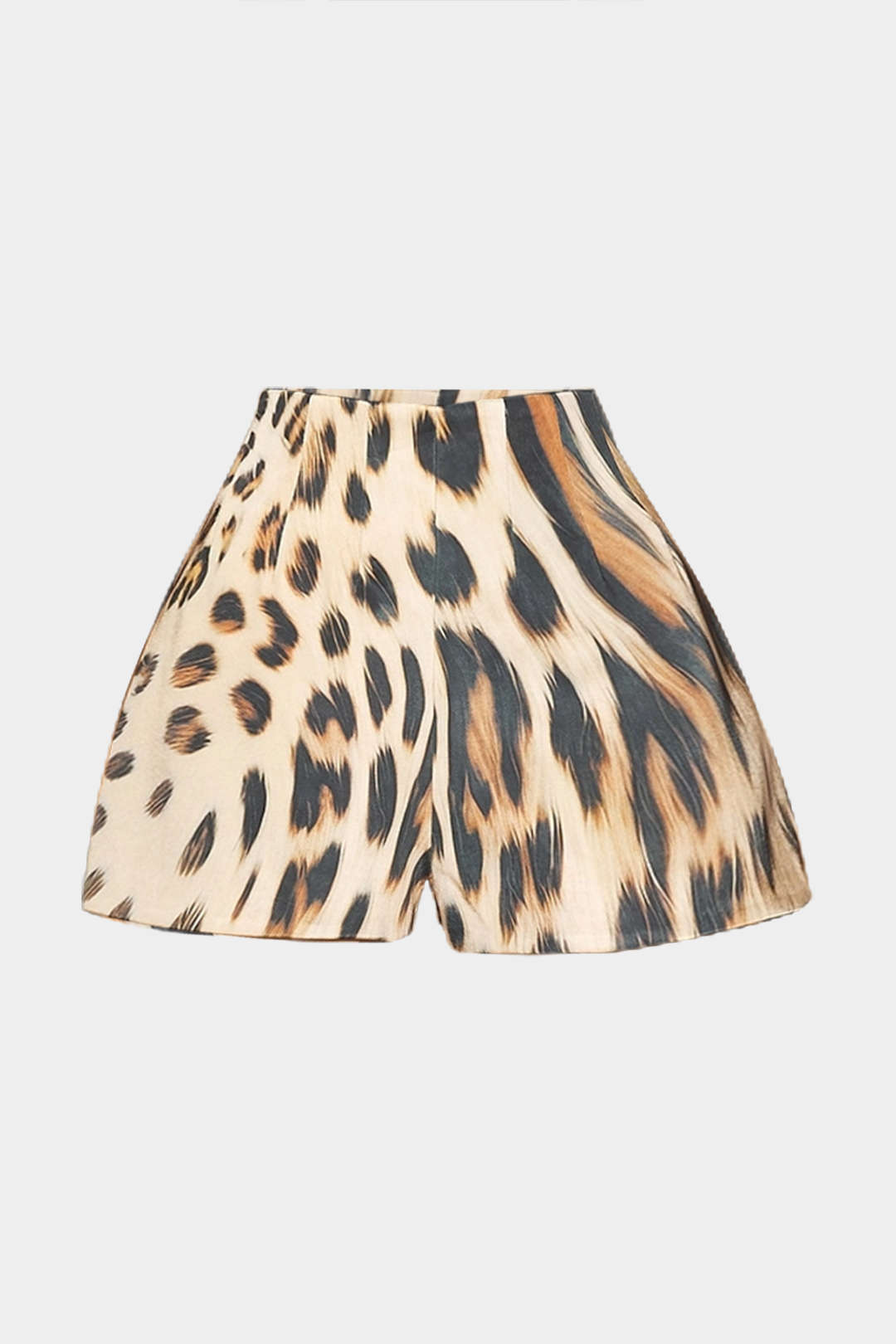 Shorts mit Leopardenmuster