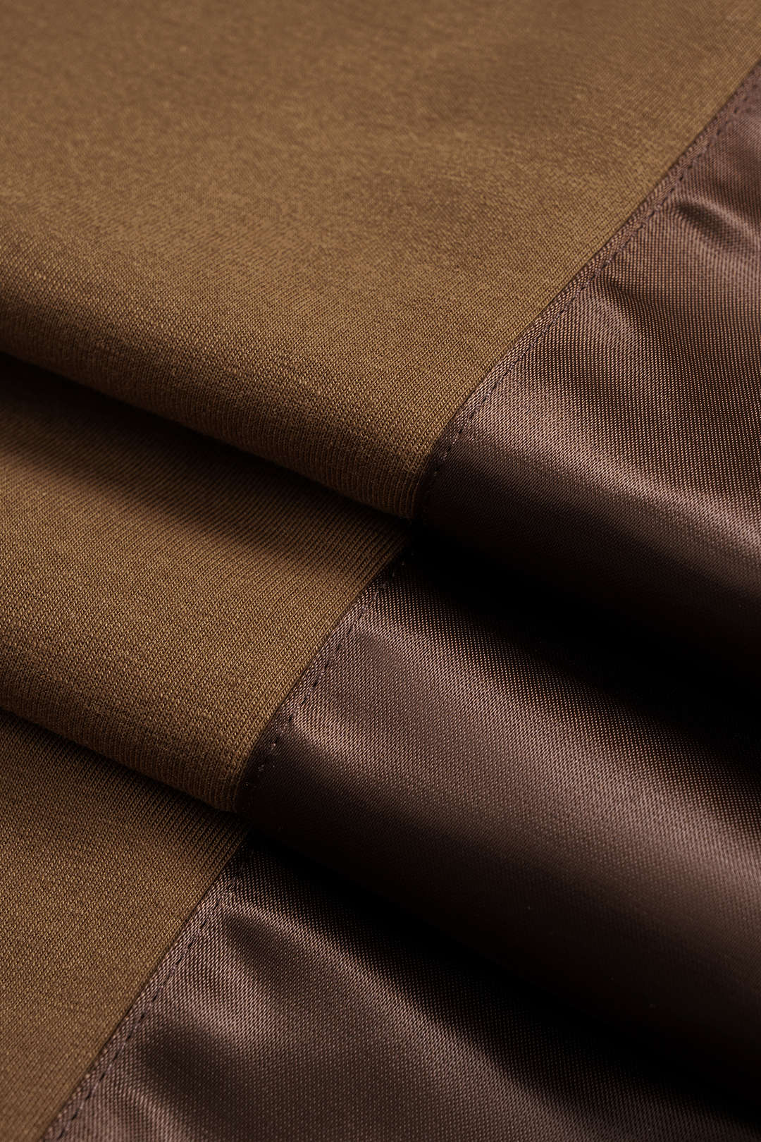 Patchwork-Detail geraffte Hose