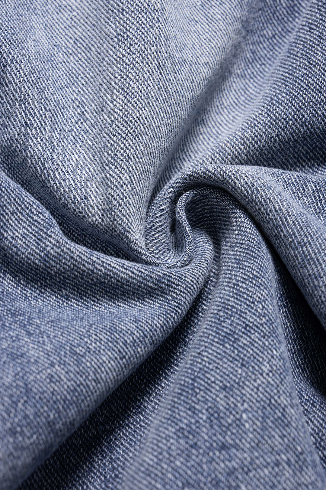 Asymmetrische Straight-Leg-Jeans aus Denim