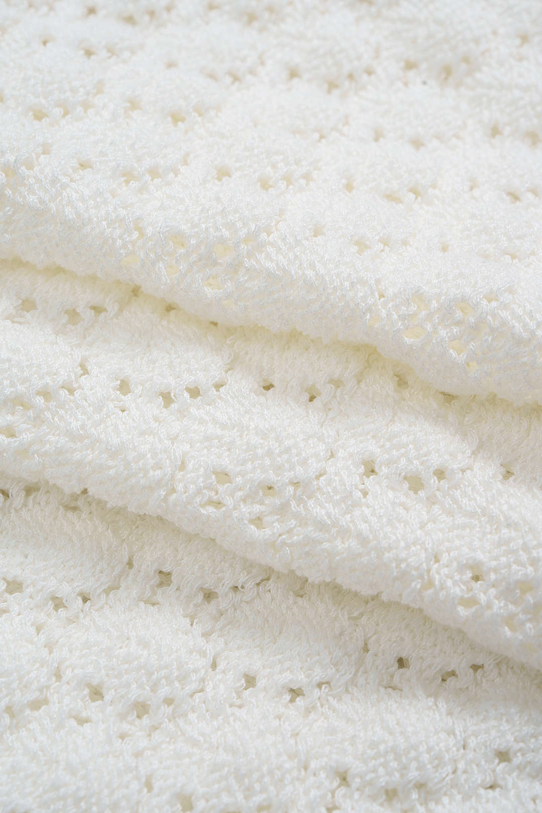 Knit Metallic Decor Cut Out Short Sleeve Top