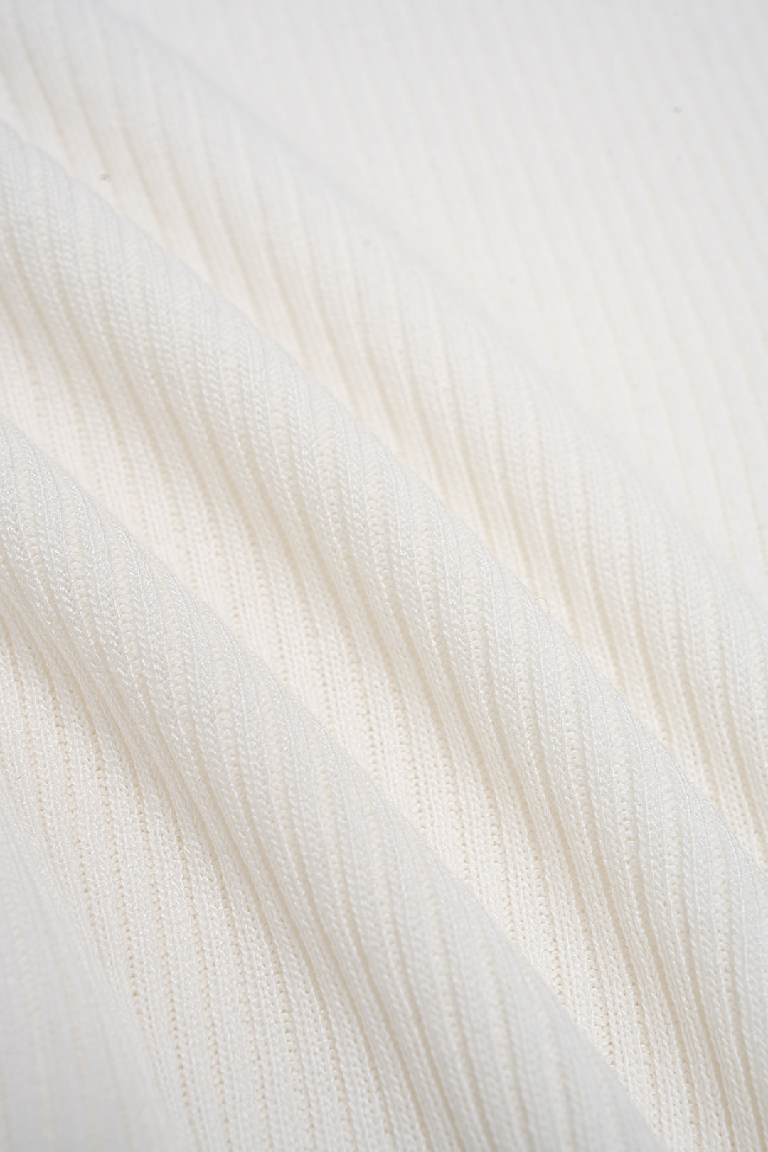 Knit Solid One Shoulder Short-Sleeve Top