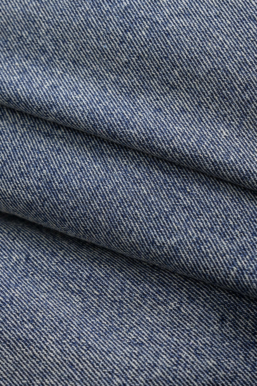 Denim-Patchwork-Jacke mit Kunstpelztaschen