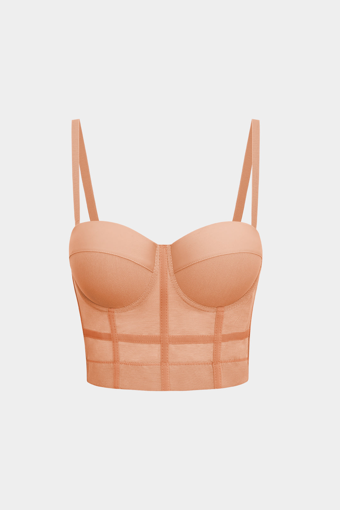 Haut bustier en maille à armatures