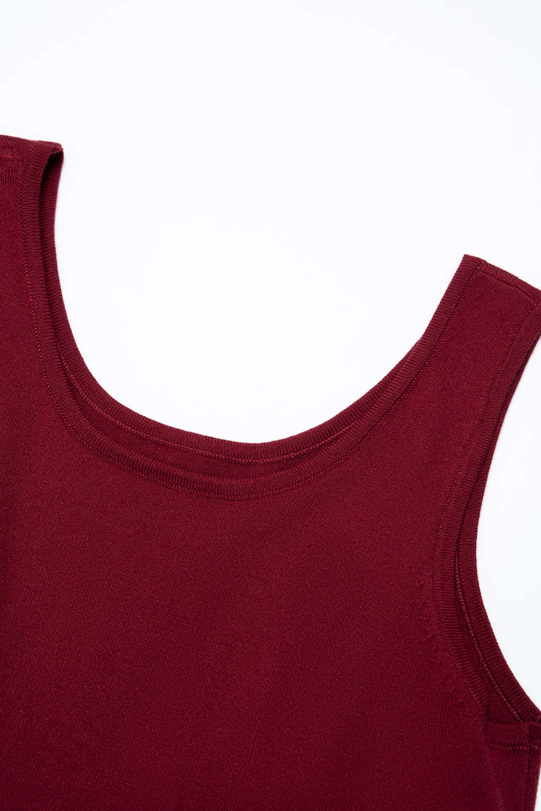 Asymmetrisches Langarm-Stricktop