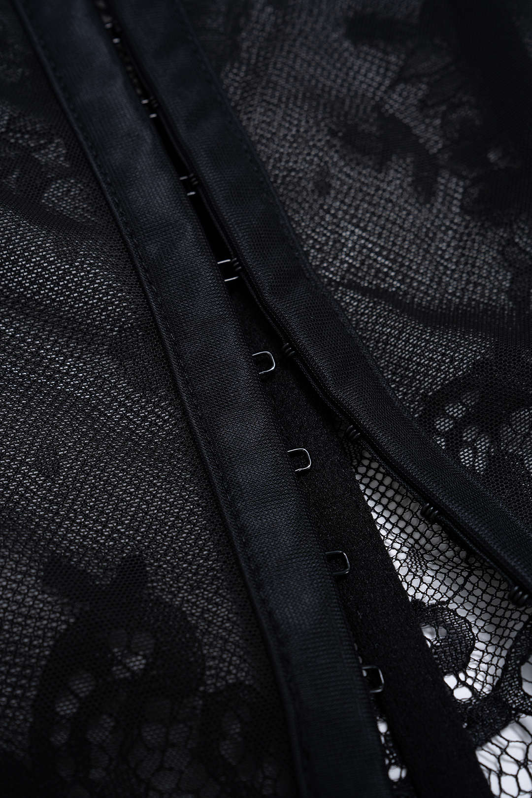 Sheer Lace Corset Cami Top