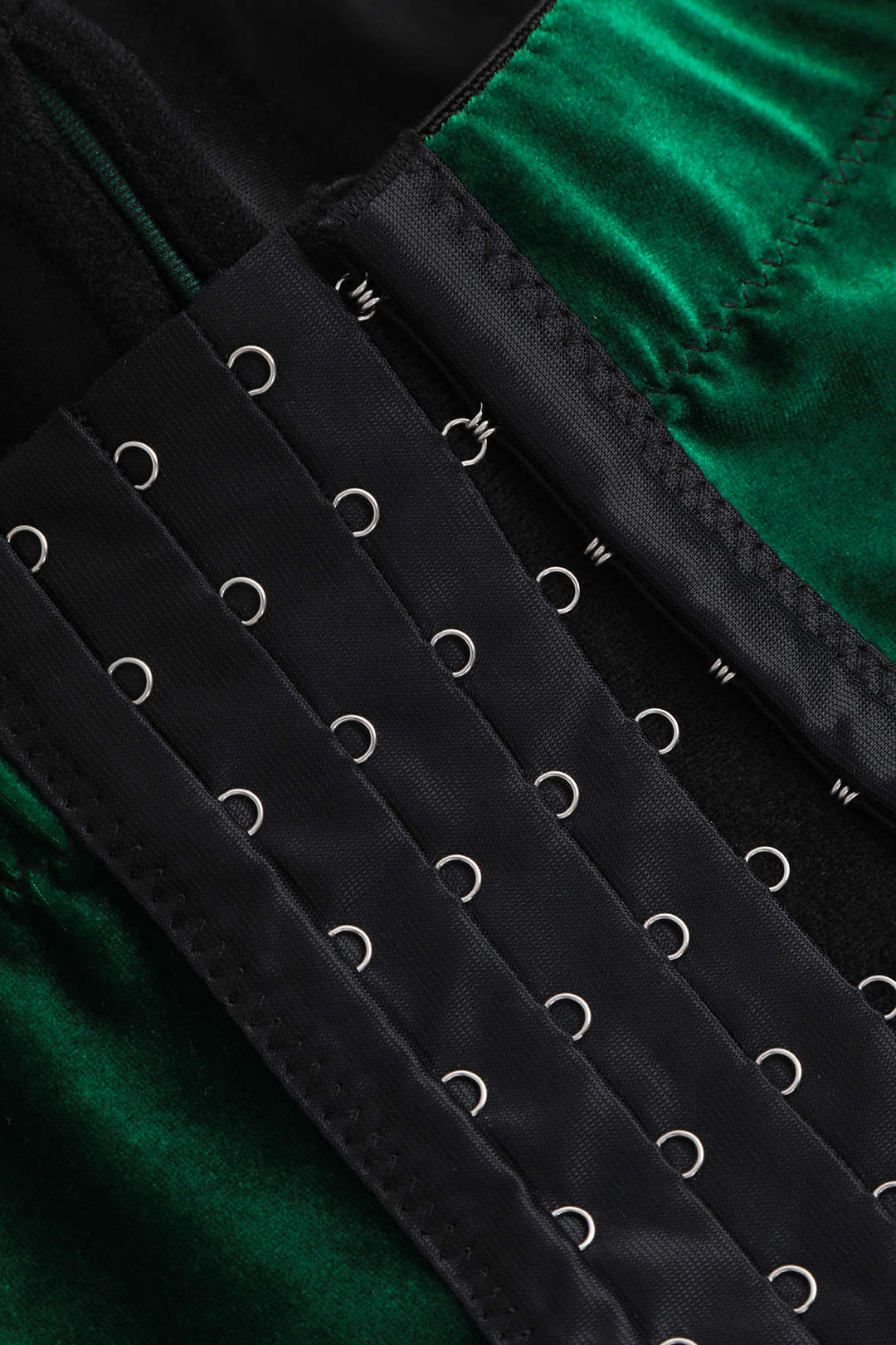 Haut caraco bustier en velours