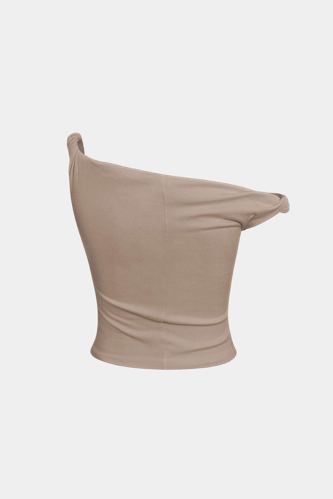 Haut sans manches asymétrique torsadé basique