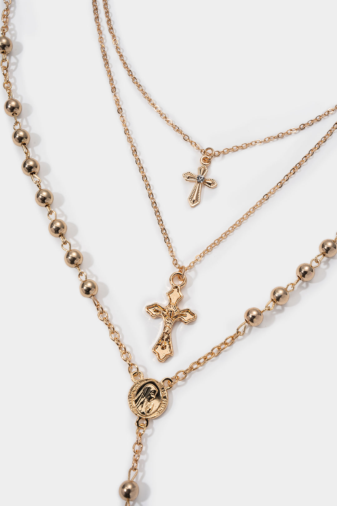 Multi-Layer Metallic Necklace
