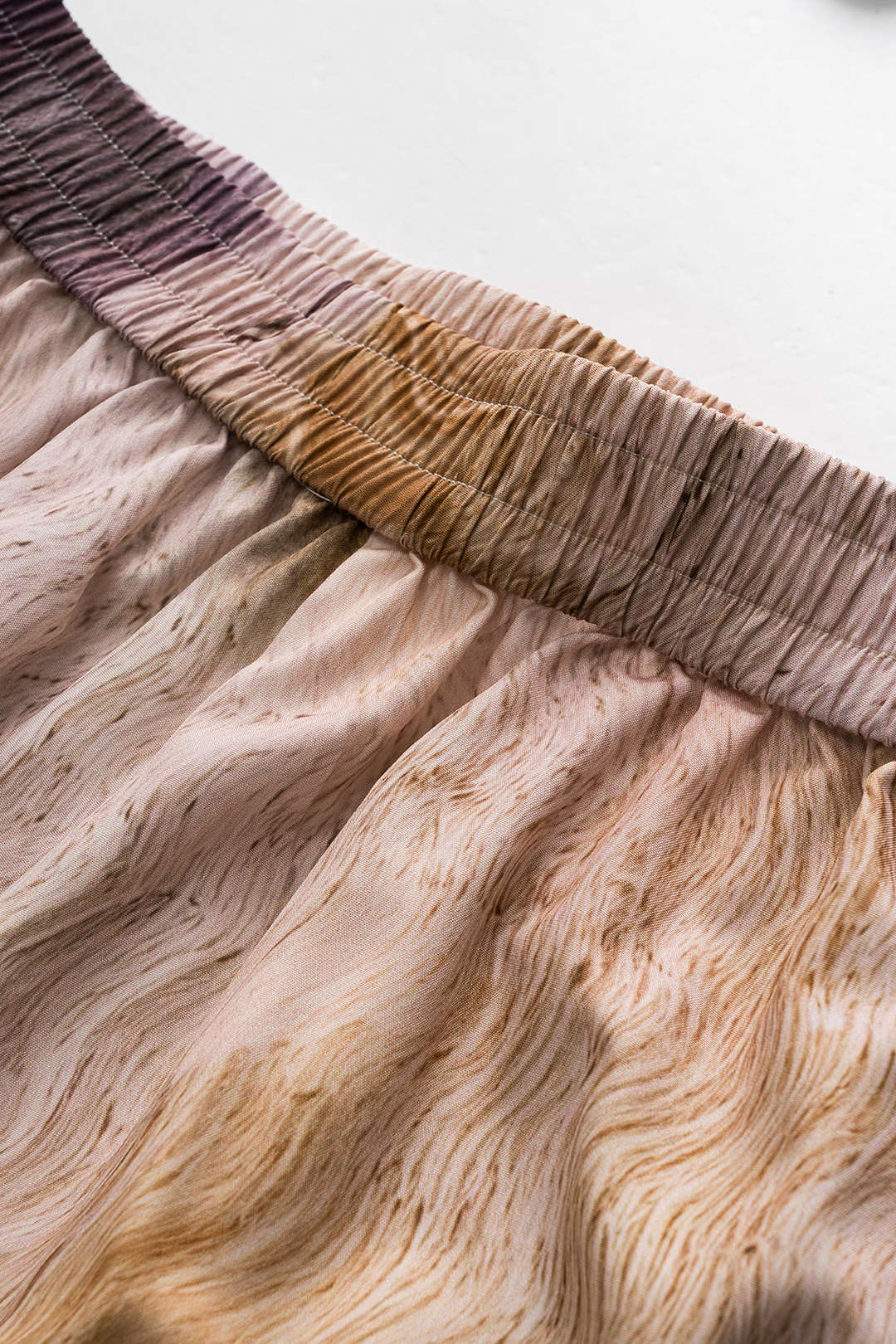 Retro Print Wide Leg Trousers