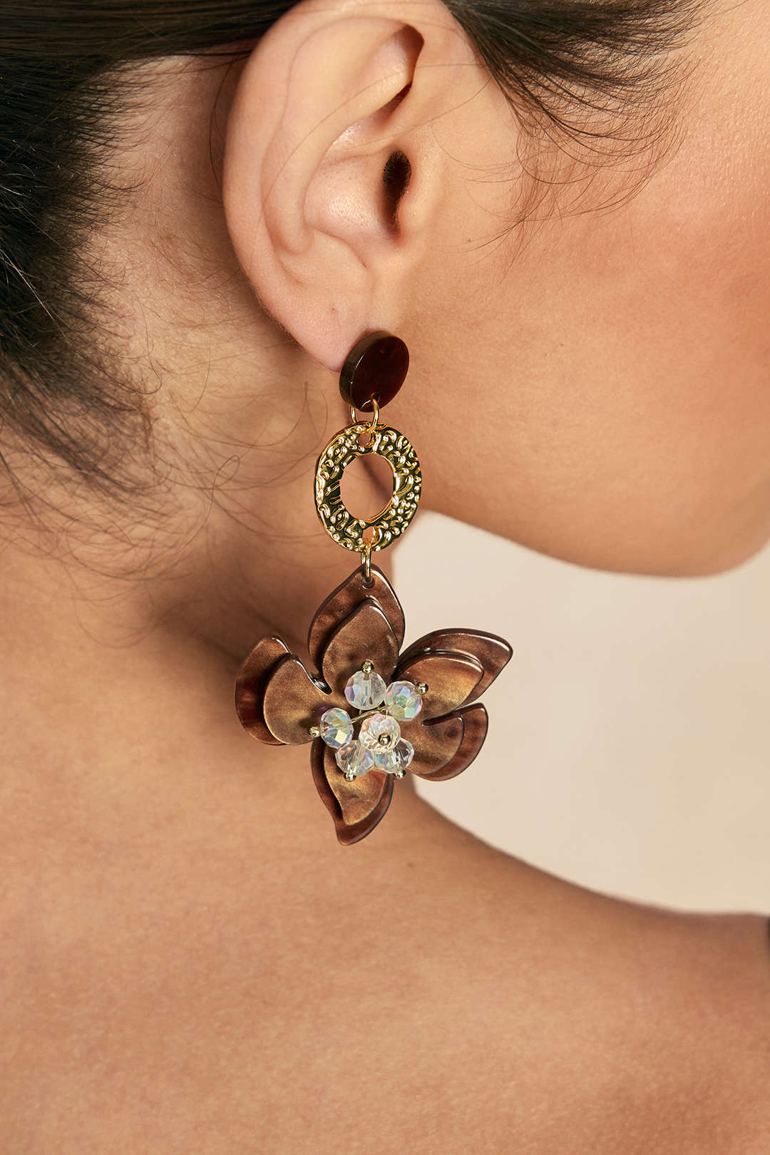 3D Flower Earrings