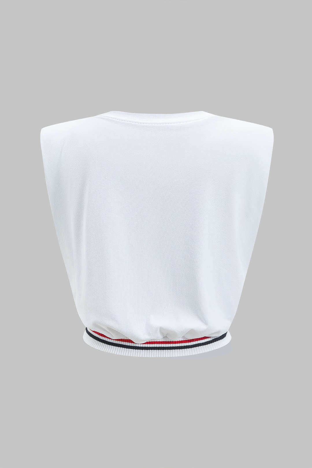 T-shirt ample sans manches imprimé numérique motif lettre de voiture
