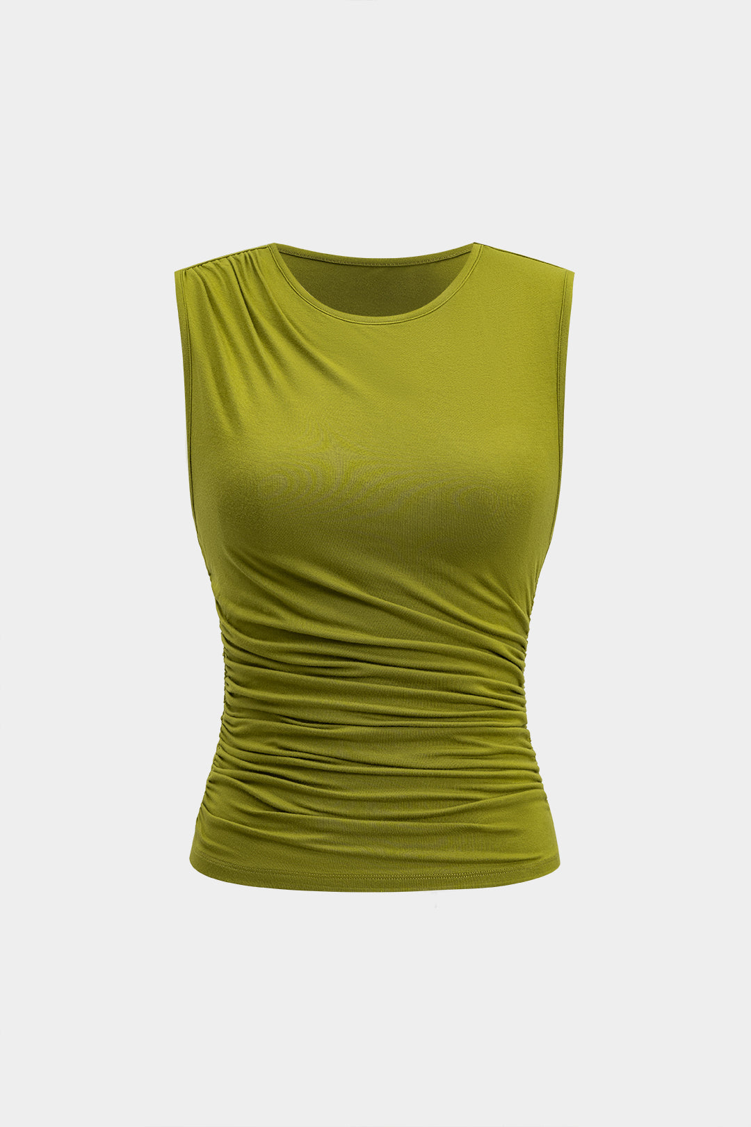 Tanktop und geraffter Rock mit gedrehtem Knoten Set